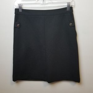 Black A-line skirt, Size 2